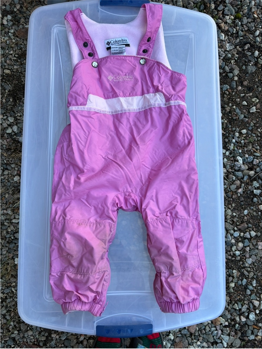 Columbia Pink Kids Snow Bib Overalls
